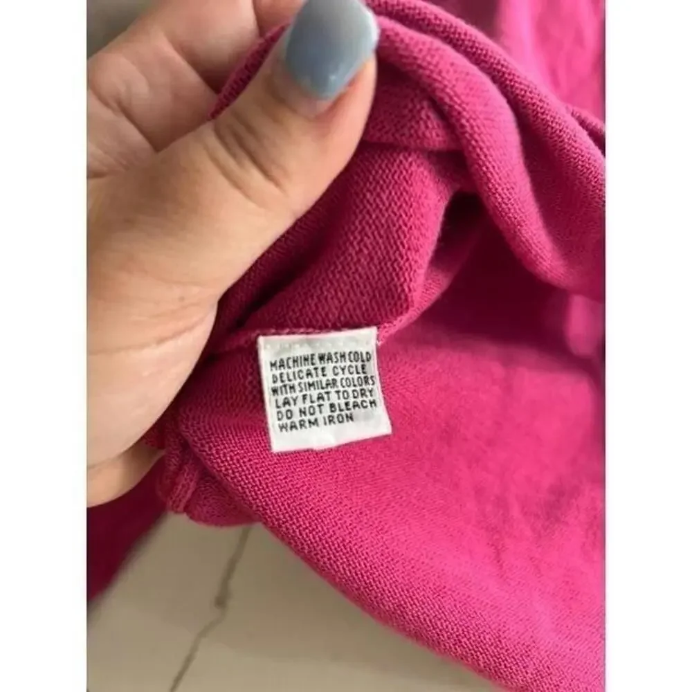 Tommy bahama pink Cardigan sweater‎ large